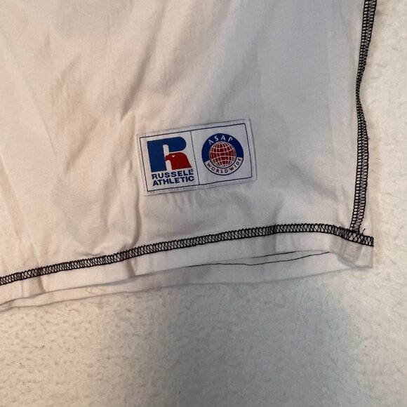 Russell Athletic Shorts x ASAP Worldwide Men Sz XL White Shorts - Picture 8 of 10